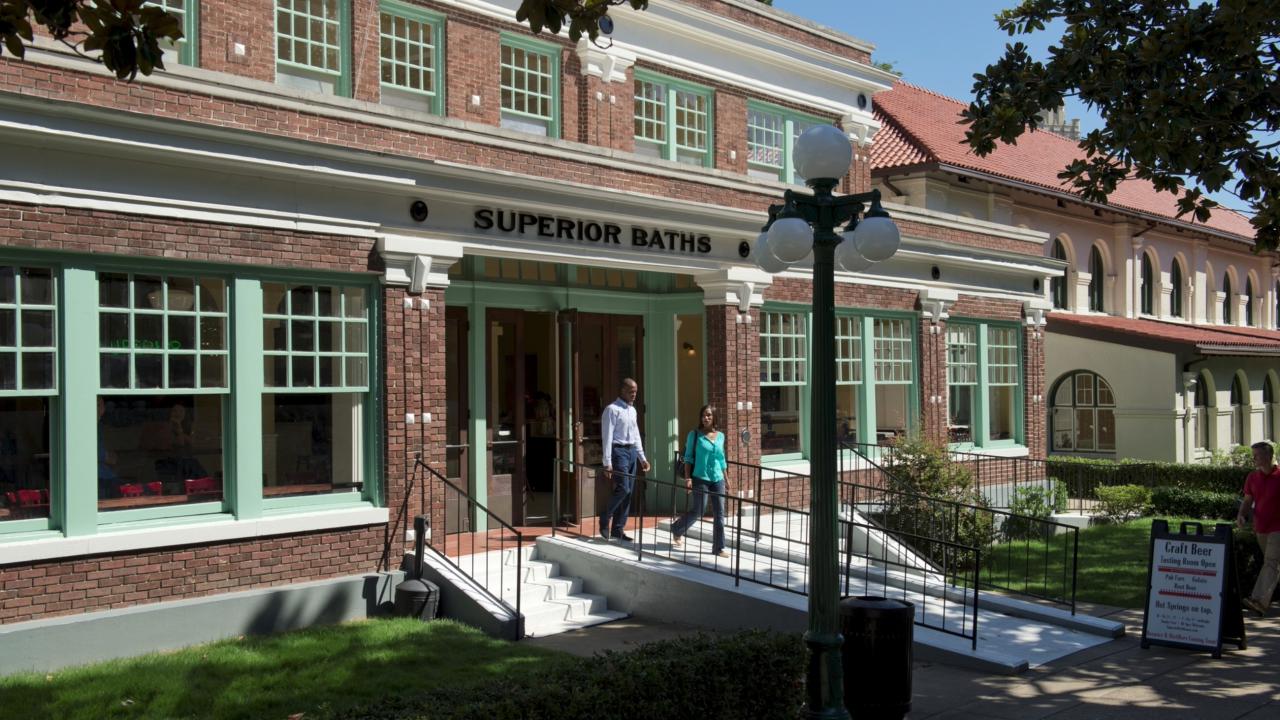 Superior Bathhouse Brewery in Hot Springs National Park 